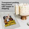 Gold Glitter Sound DJ Happy Birthday Cake Topper Cheer to Rock and Roll Music Theme Decor Supplies Men Women Boys Girls Birthday Party Decorations view 4