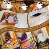 LuckyOpt 100Pcs Gift Wrapper, 3.9 * 3.9 Clear Self Sealing Cellophane Bags, Cute Halloween Bags for Trick or Treat, Party, Storing Small Things, Halloween Themed Clear Goodie Bags (Orange) view 3