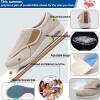 IRCHA Diabetic Shoes for Men Women,Extra Wide Width Non Slip Orthopedic Diabetic Shoes for Elderly Adjustable Lightweight Sneakers with Removable Memory Foam Insoles,Light Blue,53 EU view 4