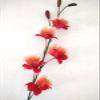 Artificial Miltoniopsis Orchid Stem Coral/Peach view 2