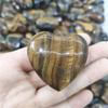 AtkitS Natural Crystal Heart Shape Tigers Eye Gemstone Reiki Healing Stone Crystal Heart Gemstone Gift 1pcs Stones and Crystals view 3