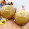 AtkitS Natural Jade Baoding Ball Fitness Handball Quartz Sphere Relaxation Hand Wrist Exercise Massage Therapy Healing view 4