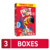 Kelloggs Froot Loops Breakfast Cereal, Kids Cereal, Family Breakfast, Family Size, Original (3 Boxes) view 3