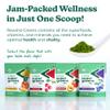 Best Tasting Super Greens Powder with 40+ Superfoods  Delicious Daily Green Powder with Vitamin B12, Zinc, Vitamin C, Magnesium & Calcium  Green Juice Superfood Mix - Blueberry Acai Flavor view 3