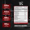 5% Nutrition Rich Piana Digestive Enzymes w/Vitamin B Complex | Enzymes for Protein, Carb, Fat, Fiber & Lactose Breakdown | Betaine, Bromelain, Papain (Papaya), Lipase, Lactase, 60 Veg Caps (30 Svgs) view 3