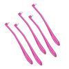 AmeriCan Goods 5/pk Dental Tufted Brush Toothbrush Specialty Trim Interspace Brush for Denture, Braces, Ideal for Pet's Tooth Detail Cleaning (Pink) view 1