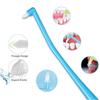 AmeriCan Goods 5/pk Dental Tufted Brush Toothbrush Specialty Trim Interspace Brush for Denture, Braces, Ideal for Pet's Tooth Detail Cleaning (Pink) view 3
