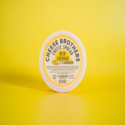 Cheese Bros. | Beer Cheddar Cheese Spread | Crafted in Wisconsin | 6 PACK | 8 Ounces Each Pack