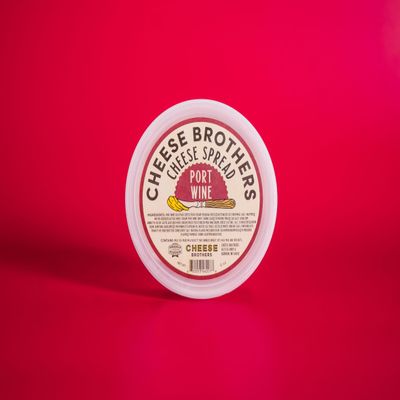 Cheese Bros. | Port Wine Cheese Spread | Crafted in Wisconsin | 6 PACK | 8 Ounces Each Pack