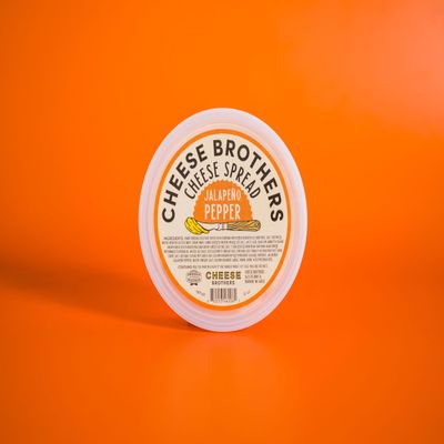 Cheese Bros. | Jalapeno Cheddar Cheese Spread | Crafted in Wisconsin | 6 PACK | 8 Ounces Each Pack