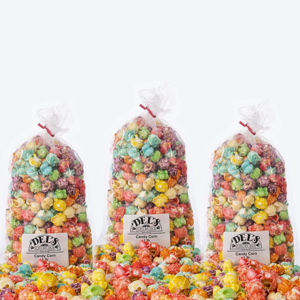 Del's Popcorn Variety Pack (Three Pack) - Gourmet Popcorn Gift Set (Vanilla 3 Pack)