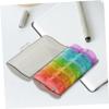 Monthly Pill Dispenser Compact Case for Travel Cute Pill Box Individual Compartments view 4