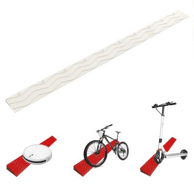 Yqyc Non-Slip Wheelchair Ramp,Portable Threshold Ramp for Indoor Or Outdoor, 1-5.5Cm Rise, Bathroom Floor Tile Threshold Transition Strip (Color : Beige, Size : 100x10x4cm)
