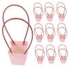 Abaodam 10pcs Tote Bags Bag Packing for Bouquet for Flowers Paper Basket Handheld Bouquets Extra Small Material view 1