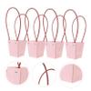 Abaodam 10pcs Tote Bags Bag Packing for Bouquet for Flowers Paper Basket Handheld Bouquets Extra Small Material view 2