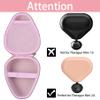 Aenllosi for Theragun Mini 3.0/Mini Plus/mini 2.0 Handheld Electric Massage Gun Hard Case,Replace Head & USB Charging Cable Organizer (Case Only,Desert Rose) view 2