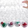Sosation 150 Pcs 2 Inch Gumball Vending Machine Capsules Empty Round Plastic Containers for Prizes Party Favors (Minimalist Color) view 1