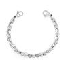 LinnaLove Stainless Steel Interchangeable Chain for Medical Alert id Bracelets for Women and Men (Bean-5 in) view 1