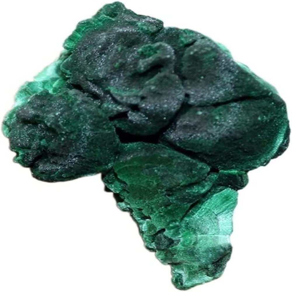 AMHIL Minerals Stones Natural Beautiful Malachite Mineral Rehearsal Crystal Stones and Crystals, The Crystal heal Crystal Stones Decoration (Color : 34g)