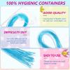 Preteen Kids Floss Threaders, Deep Clean Orthodontic Threader Floss for Braces, Bridges, and Implants 200PCS (4Pack) view 4