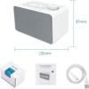 PATINS White Noise Machine Compact Portable White Noise Sleeper Covers Background Noise for Improved Sleep Quality Ideal for Home Office Or Travel Improve Sleep view 4