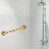 12 Inch Grab Bar, 1Pcs Brushed Gold Grab Bar Stainless Steel Shower Shower Handle for Elderly Gold Bathroom Safety view 1