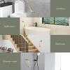 12 Inch Grab Bar, 1Pcs Brushed Gold Grab Bar Stainless Steel Shower Shower Handle for Elderly Gold Bathroom Safety view 4