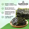 Earth Circle Organics | Organic Nori Seaweed Sheets - Raw, Unheated & Not Roasted | Grade A Certified | Vegan, Paleo, Keto Friendly | Premium Nori for Sushi Rolls & Wraps (50 Sheets, 3 Pack) view 2