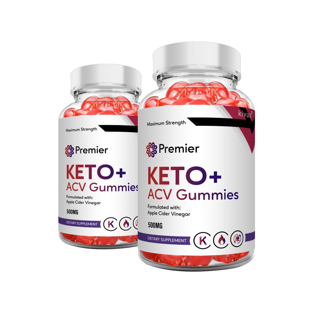 Premier Keto Gummies - Premier Keto + ACV Gummies (2 Pack, 120 Gummies)