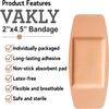 100 Extra Large Adhesive Bandage Patch  2x4.5 Sterile Sheer Plastic Bandages Breathable & Flexible with Non-Stick Pad and 4 Sided Seal, Latex Free for First Aid Kit Wound Care (100) view 2