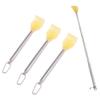 3 Pack Telescoping Back Scratcher Telescopic Stainless Steel Extend Body Massage, Natural Jade Body Scratcher, Portablelong Reach Claw Extendable Back Scratcher, Retractable Telescopic Tickle view 1