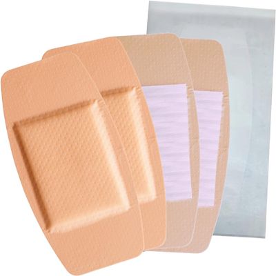 300 Extra Large Adhesive Bandage Patch  2x4.5 Sterile Sheer Plastic Bandages Breathable & Flexible with Non-Stick Pad and 4 Sided Seal, Latex Free for First Aid Kit Wound Care (6)