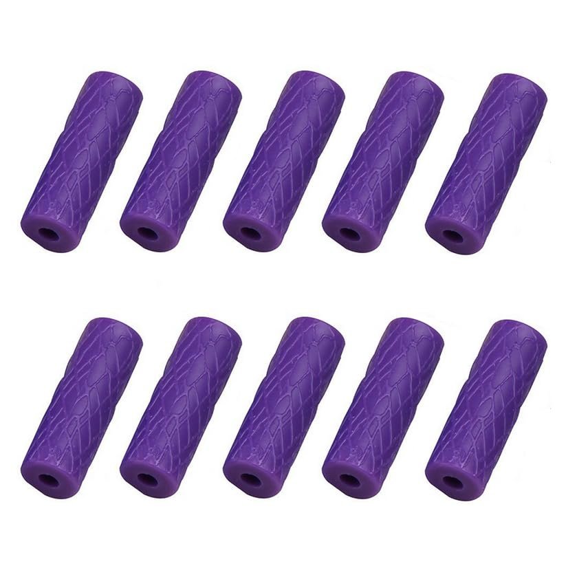 AmeriCan Goods 10 Pieces Dental Aligner Chewies Reusable Silicone Orthodonic Aligner Tray Seaters for Invisible Braces (Purple)