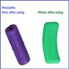 AmeriCan Goods 10 Pieces Dental Aligner Chewies Reusable Silicone Orthodonic Aligner Tray Seaters for Invisible Braces (Purple) view 3