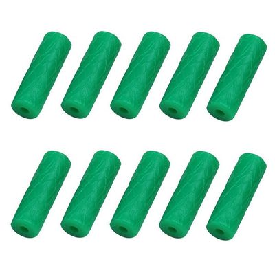 AmeriCan Goods 10 Pieces Dental Aligner Chewies Reusable Silicone Orthodonic Aligner Tray Seaters for Invisible Braces (Green)