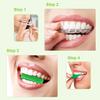 AmeriCan Goods 10 Pieces Dental Aligner Chewies Reusable Silicone Orthodonic Aligner Tray Seaters for Invisible Braces (Green) view 2