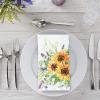 100 Pack Spring Sunflower Floral Guest Hand Towels Disposable for Bathroom, Sunflower Paper Napkins Decorative Spring Flowers Napkins for Bathroom Toilet Powder Room Holiday Wedding Bridal Shower view 4