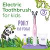 Beurer TB10 Kids Electric Toothbrush Kit - Fun Polly The Panda Cap with 2 Extra-Soft Brush Heads to Help Remove Plaque, 2 Minute Timer, and Rinse Cup, BPA-Free, Safe for Ages 3+ view 2
