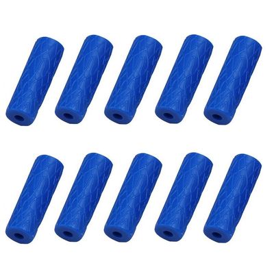 AmeriCan Goods 10 Pieces Dental Aligner Chewies Reusable Silicone Orthodonic Aligner Tray Seaters for Invisible Braces (Blue)