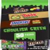 HALLOWEEN GHOULISH GREEN VARIETY CHOCOLATE BAG TWIX; M&MS; SNICKERS; A SHEET OF STICKERS view 4