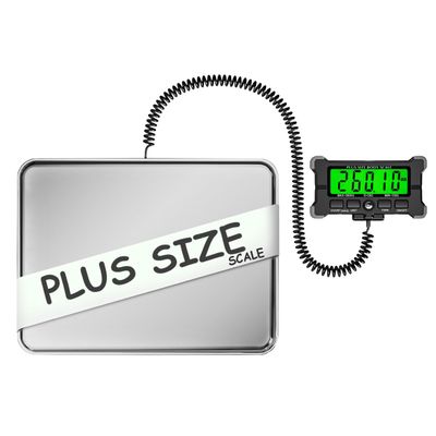 Urby Extra Wide Scale for Body Weight, Talla Extra Balanzas para Pesar Personas, Plus Size Scale with Easy to Read External Display. Gift for Seniors, Plus Size Person. 300kg/660lb Capacity.