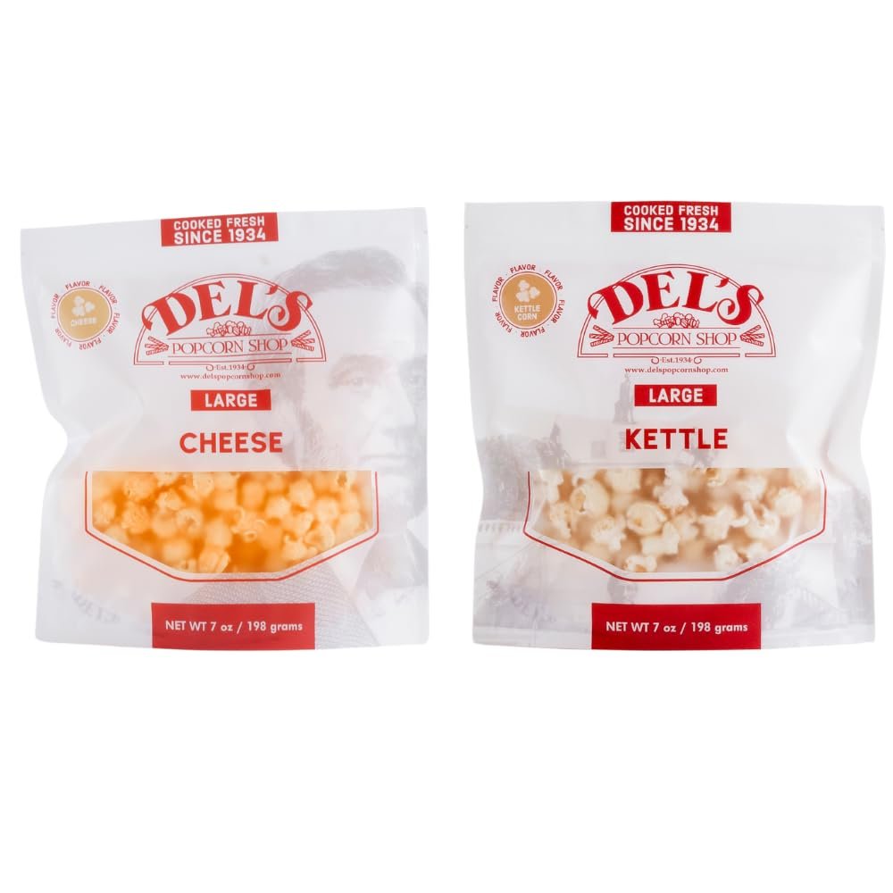 Gourmet Popcorn Variety Pack (2 Pack) Popcorn Gift Set (Cheese/Kettle)