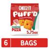 Cheez-It Puff'd Cheesy Baked Snacks, Puffed Crackers, Lunch Snacks, Cheese Pizza (6 Bags) view 4
