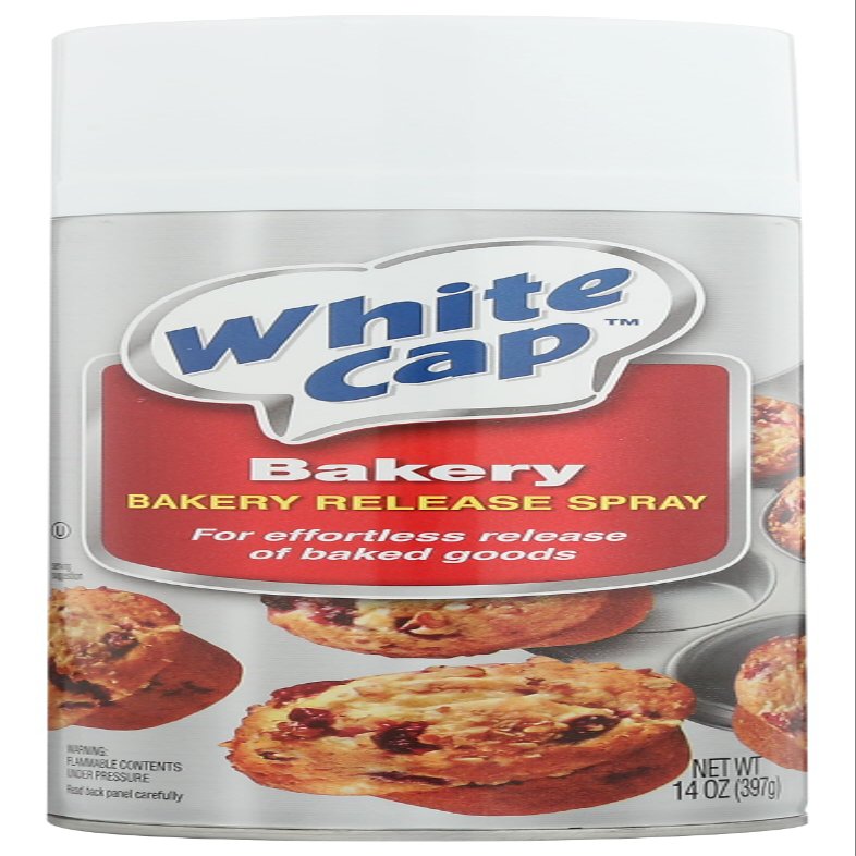 White Cap Bakery Release Spray, 0g Trans Fat, Kosher, 14 Ounce (Pack of 6)