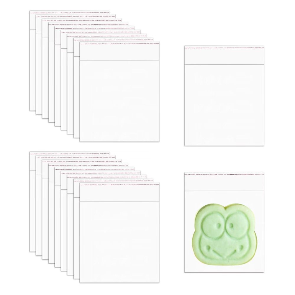 Square Self Sealing Cellophane Bags 3x3'' 1000pcs Small Clear Resealable Polypropylene Bags Self Stick Cello Baggies 2mil for Jewelry Earrings Candies Bakery Candle Cookie