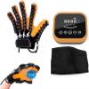 Disability Aids Rehabilitation Equipment Finger Straightening Brace Guard with LCD Touch Screen/Timing/Training Intensity,Left-M view 1
