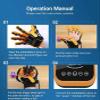 Disability Aids Rehabilitation Equipment Finger Straightening Brace Guard with LCD Touch Screen/Timing/Training Intensity,Left-M view 4