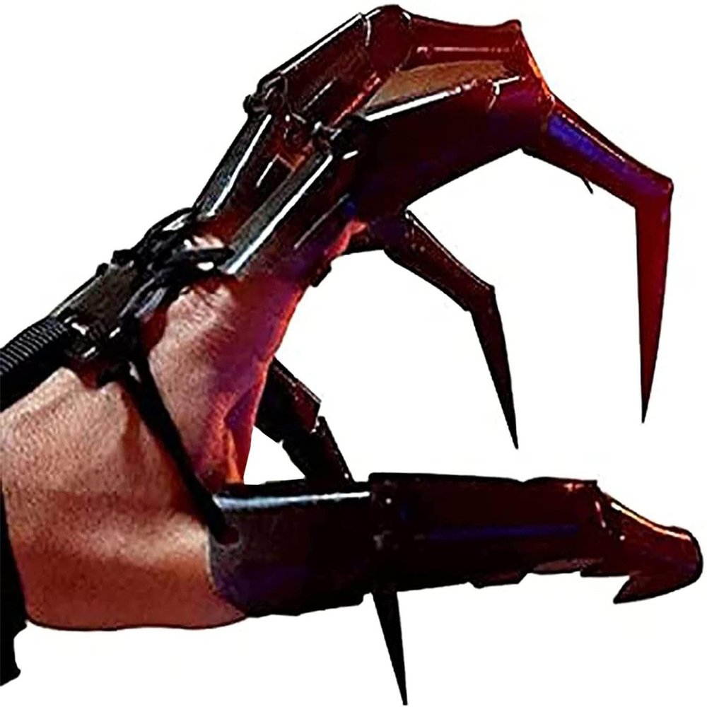Bagmrteho Halloween Articulated Finger Extension Toys Articulated Finger Extensions, Articulated Fingers, 3D Printed Flexible Finger Extensions (A-(Left Hand))