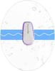 GTAGKOMMEN 55 Pack Dexcom G6 Adhesive Patches,Waterproof & Transparent Dexcom G6 Overpatch for 10 Days Long Stay Fixation Monitor ProtectionEasy to Use Pre-Cut Adhesive Tape. view 1