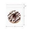 Clear Seal Fresh Cello Bags 5x5'' 200pcs Square Self Adhesive Sealing Reclosable Cellophane Baggies Plastic Resealable Bags 2mil for Doughnut Threads Bread Candies Fruit Bracelet Powder view 2